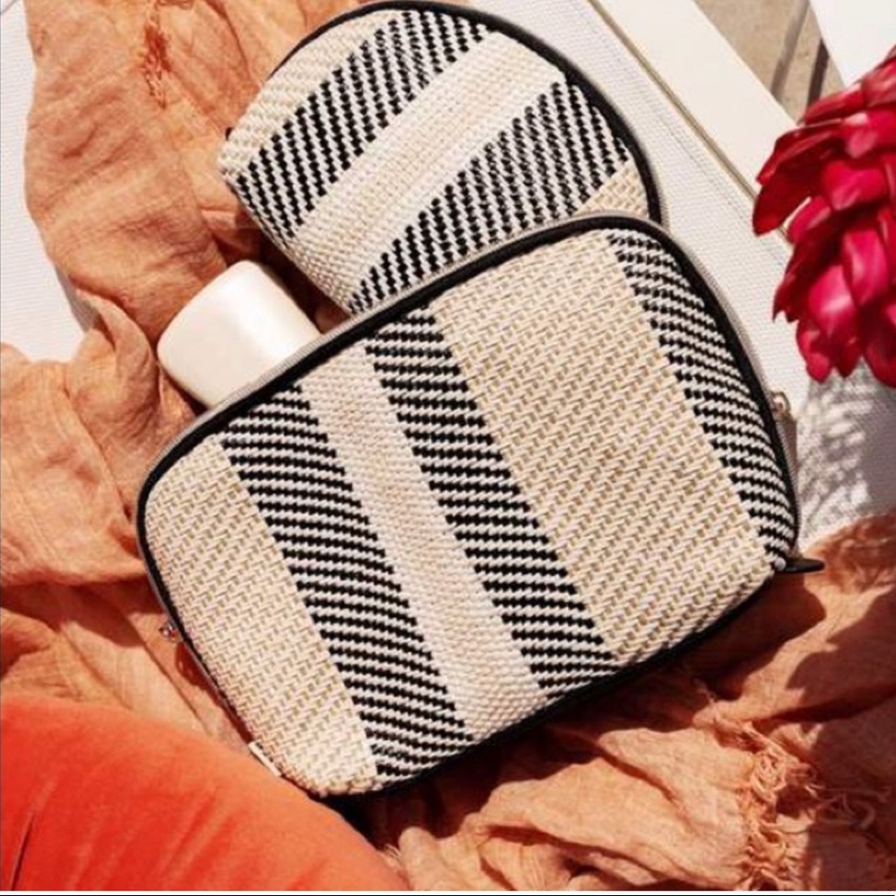 ISO Beis Cosmetic Pouch Set in Natural
